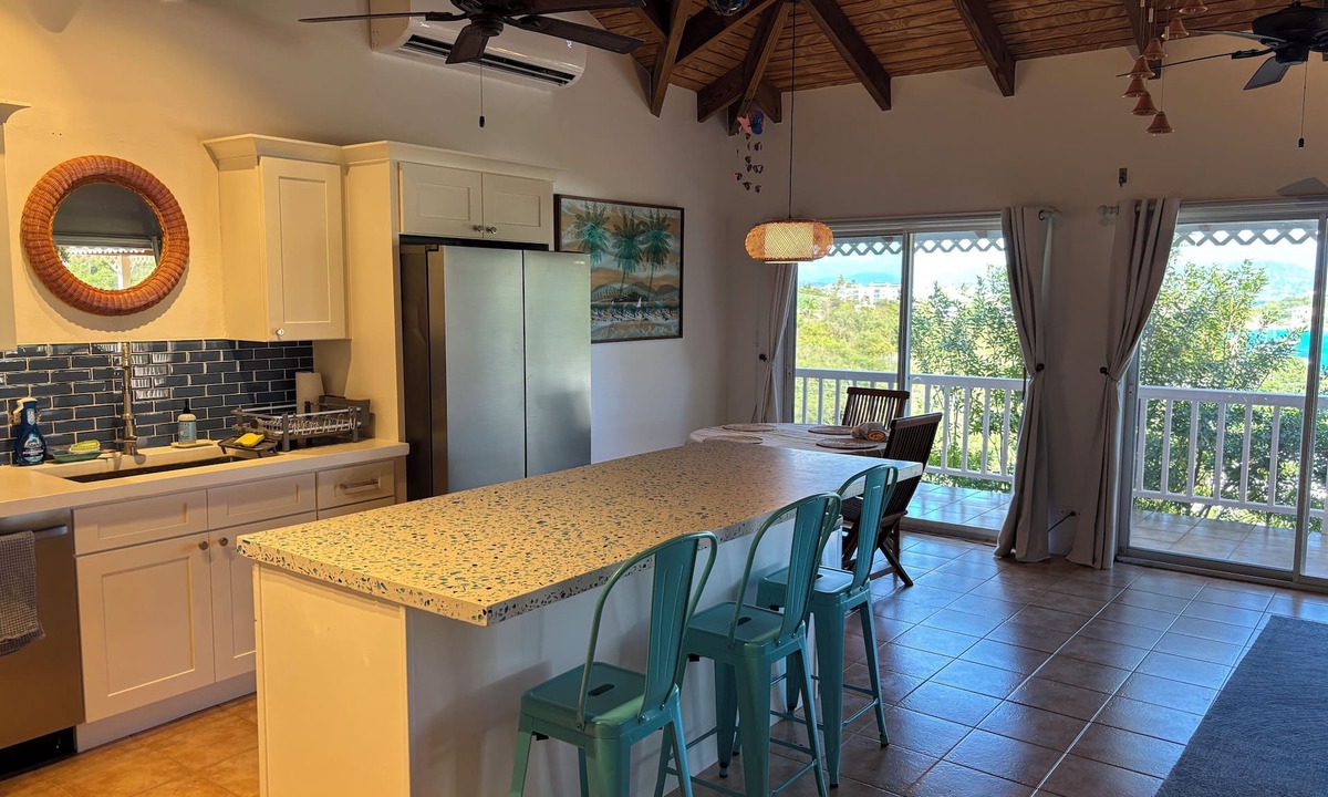 Nazareth House | 3 Bed 3.5 Bath home with full AC and views! Located on the East End of St Thomas