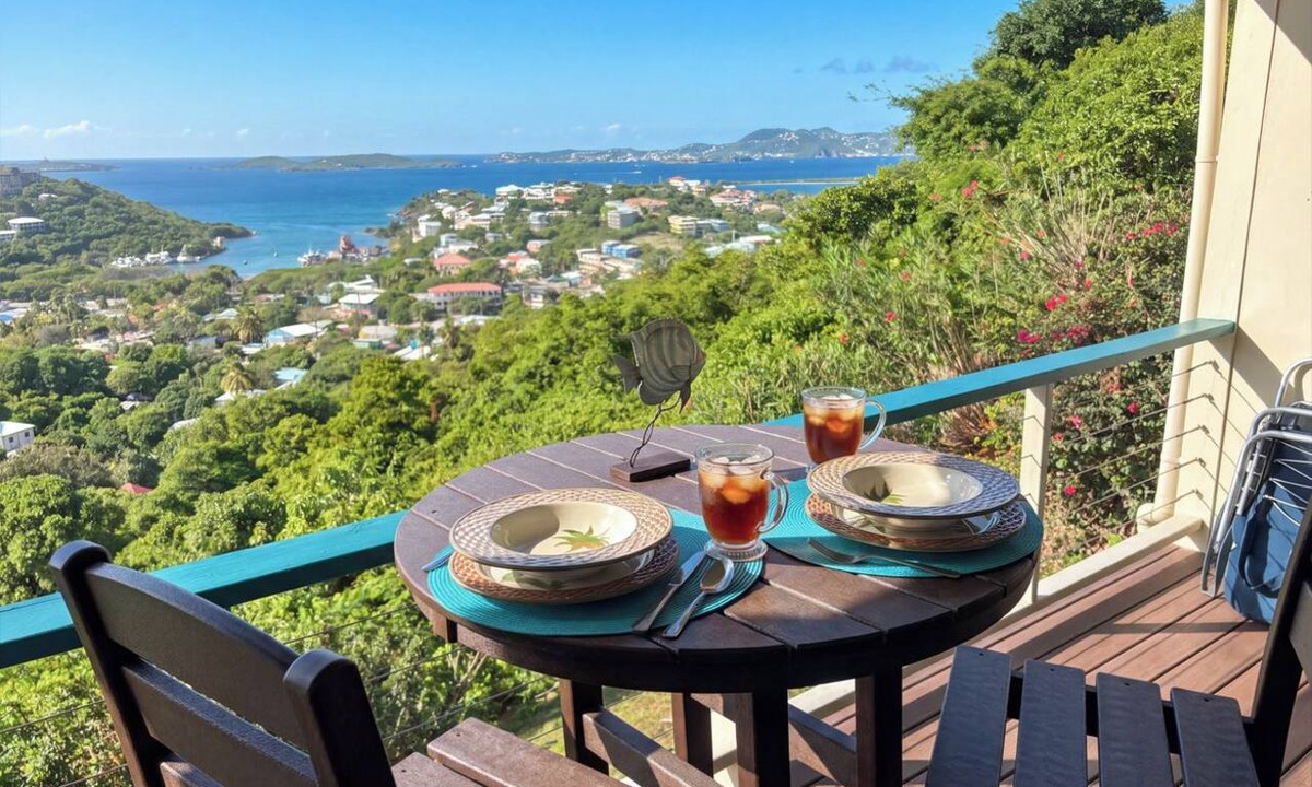 Estate Enighed Condo | Charming Condo with Breathtaking Ocean Views, Stunning Sunsets, and a Touch of Romance!