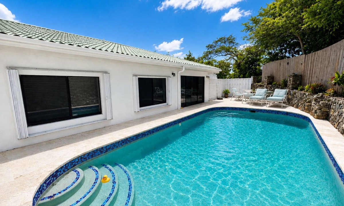 Estate Frenchman Bay House | Charming, Hillside Villa with Ocean & Beach Views