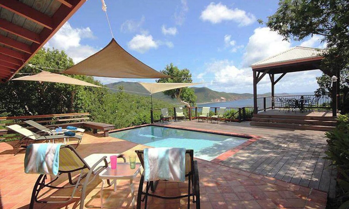 Fish Bay Villa | Escape to "Over the Rainbow" – your own private Caribbean cottage complete with a private pool, ocean view, and a/c. Experience tranquility in a stunning tropical paradise. Book your dream getaway today!