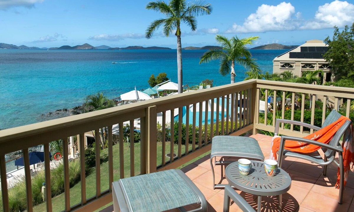 Estate Enighed Condo | Gallows Point 8D, luxury oceanview upper premium condo at Gallows Point Resort.