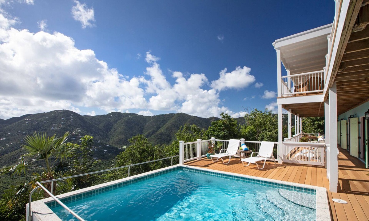 Maho Bay Quarter Villa | Great Turtle Villa, All Solar, Luxury Villa with Super Views/Pool/2-8 Guests