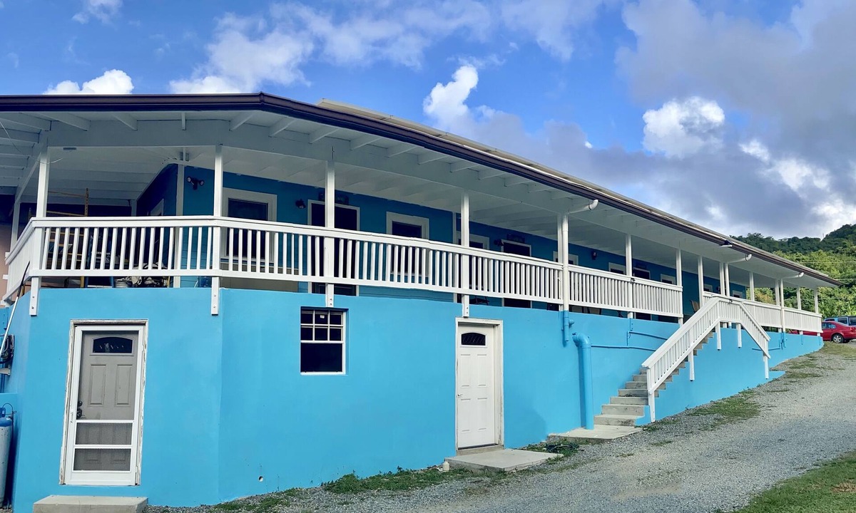 Cane Bay Cottage | Minutes Walk to Cane Bay Beach- Porch Mountain Views, Sea from the backyard
