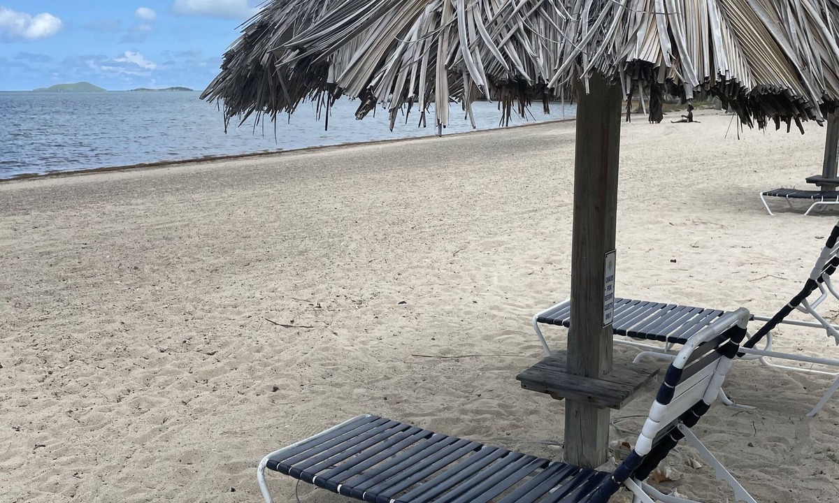 Estate Golden Rock Condo | Modern 1 bed 1 bath beachfront condo with breathtaking views 5 minutes from town