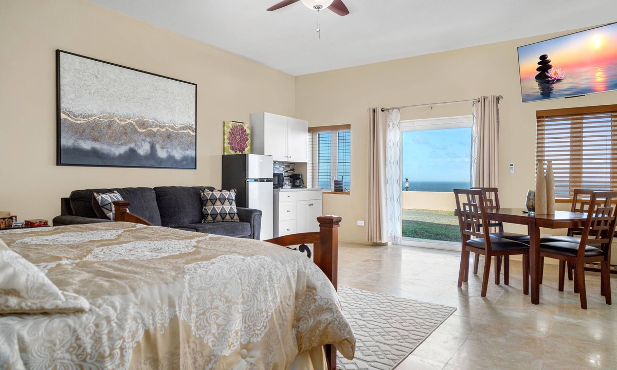 Estate Saint Peters Apartment | NEW! Private King Studio with ocean views in Christiansted!
