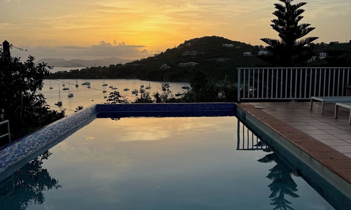 Estate Chocolate Hole and Great Cruz Bay Villa | New rental, Newly Renovated 3br/2ba - open main room/beautiful view/large pool