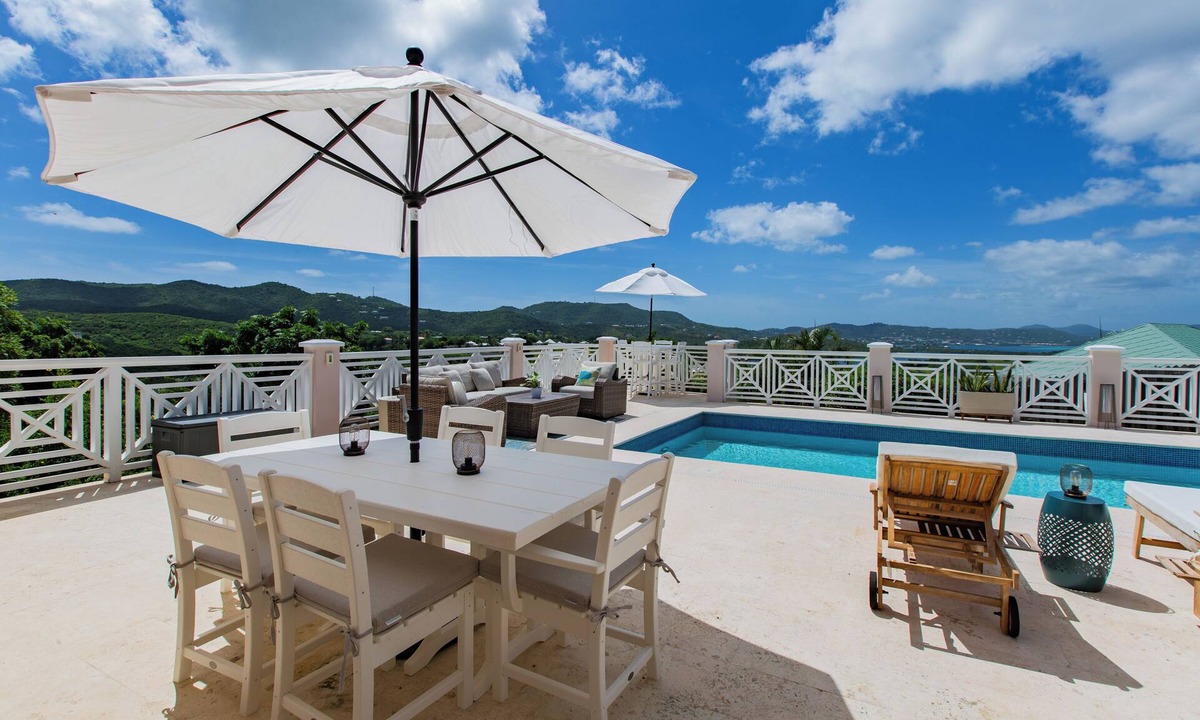 Testman House | Private Pool. View of the Caribbean Sea. East End, St. Croix - Shoys.