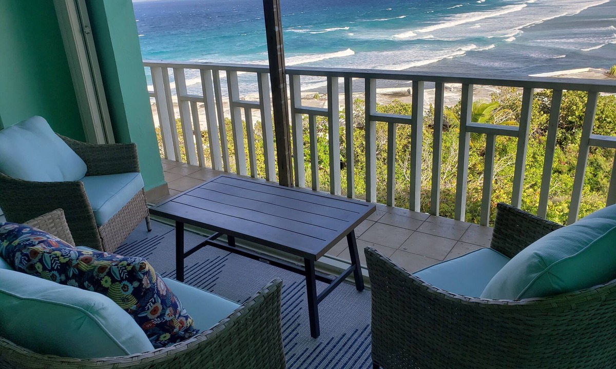 Estate Saint John Condo | Relaxing Ocean View at Family-Friendly Condo with Pool