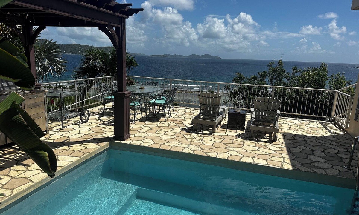 Johnson Bay Villa | Thalassa. A Seaside Retreat with Pool & Infinity Oceanfront Sunrise Views