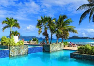 Luxury Beachfront Duplex Villa on Sapphire Beach IV