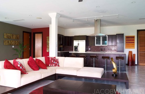Estate Western Water Island Villa | Contemporary Waterfront Luxury Estate Views,Pool,AC,Gym