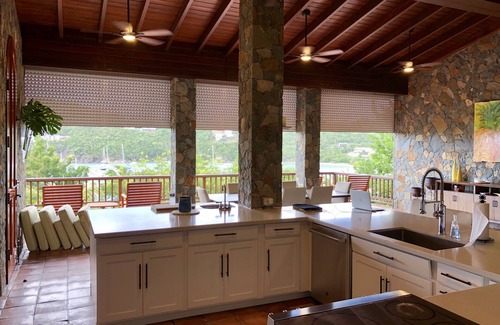 Great Cruz Bay Villa | Exclusive Sunset Villa Beautiful private Caribbean estate home on Great Cruz Bay