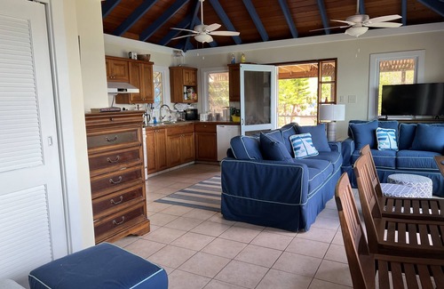 Estate Concordia A House | Private, recently renovated villa with 7-island view near Salt Pond!