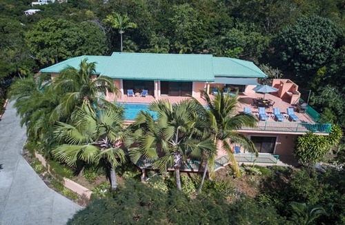 Monte Villa | A Slice of Heaven at Villa Escapar: Lap Pool, A/C, and Views of Hart Bay and Chocolate Hole