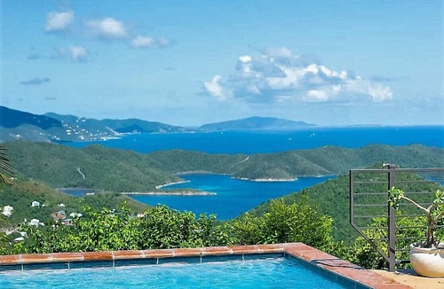 Estate Carolina Villa | AC & Trade winds, Huge VIEW, private, pool, gardens, perfect for couples or FAM.