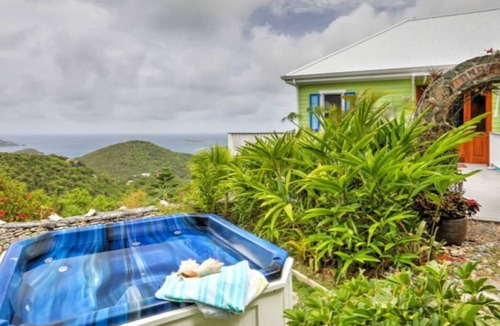 Ajax Peak House | Breathtaking Panoramic Views of the British Virgin Islands from hot tub & pool!