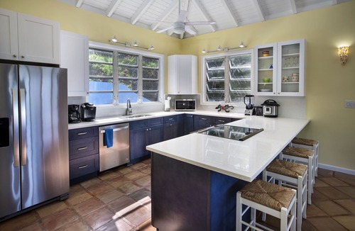 Estate Frenchman Bay Villa | CalypsoBlu: Updated 3 bedroom villa - pool, near beach with ocean view.