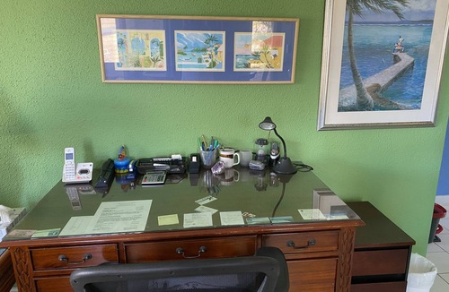 Estate Salt River Condo | Caribbean colors on wide open estate on a long sandy swimming beach.