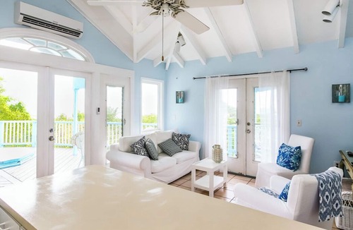 Hart Bay Cottage | Charming Moonsong Cottage One Bedroom in Chocolate Hole Offers Hot Tub & Views!