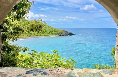 Estate Hansen Bay Villa | Cliffside, Waterfront Views at East End Seascape East End, St. John, VI