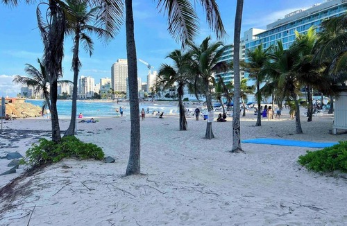 Bouvet Island Apartment | Condado Beachfront apartment with pool access