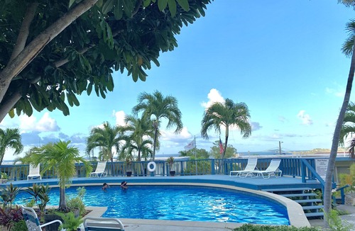 Christiansted Condo | Condo with King Size Bed, near Downtown, with Ocean Views, AC, and Secured.