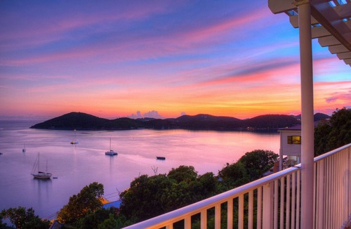 Estate Kings Quarter Apartment | Cozy Studio in St. Thomas w/Balcony Views