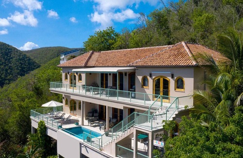 Skytop Villa | Croix Vista: Stunning Caribbean Sea Views! Pool! Tropical Breezes!