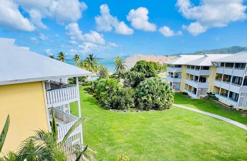 Estate Golden Rock Condo | Dante's Paradise awaits YOU 2 bed, 2 bath condo, steps from the pool and beach!