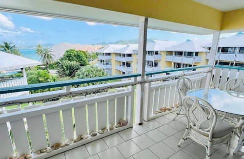 Estate Golden Rock Condo | Dante's Paradise awaits YOU 2 bed, 2 bath condo, steps from the pool and beach!