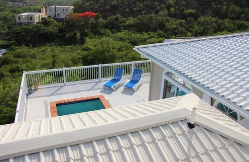 Seagrape Hill Villa | Desert Rose Villa, with Fabulous Coral Harbor views