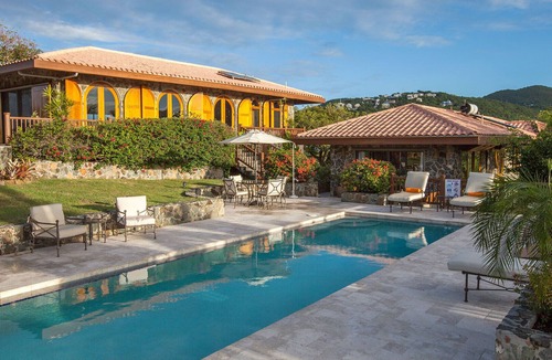 Estate Chocolate Hole and Great Cruz Bay Villa | Estate Rose: Luxury Villa! Full AC! Pool! Hot Tub!