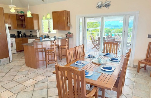 Estate Chocolate Hole and Great Cruz Bay Villa | Experience the charm of Le Lapin – a family-friendly retreat featuring stunning dual views, a refreshing pool, and comfortable air conditioning. Perfect for unforgettable moments with loved ones!