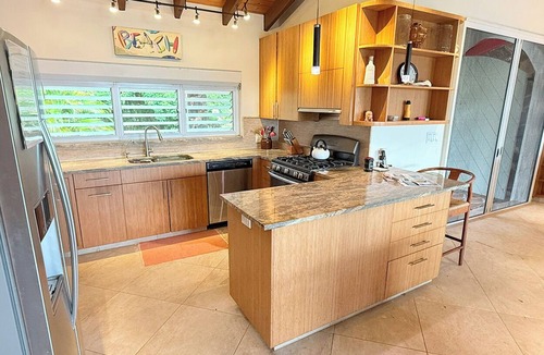 Estate Chocolate Hole and Great Cruz Bay Villa | Experience the enchanting allure of La Collina – a stunning home that boasts breathtaking sunset views & ocean views, a refreshing pool, and air conditioning. Elevate your lifestyle in this picturesque retreat!