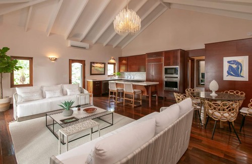 Estate Fortsberg Villa | Forts Cove ~ Private beachfront villa with pool