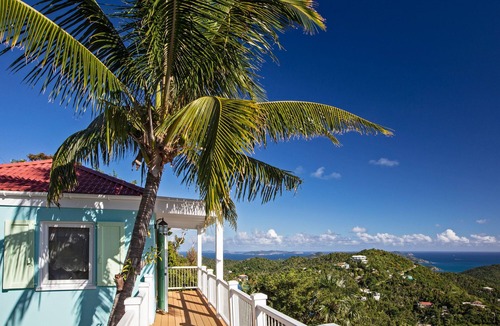 Maho Bay Quarter Villa | Great Turtle Villa, All Solar, Luxury Villa with Super Views/Pool/2-8 Guests