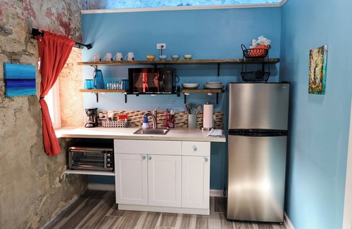 Frederiksted Southeast Hotel | Ground floor unit With local artist mural on exterior!