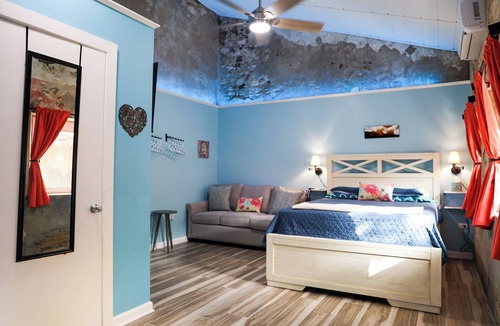 Frederiksted Southeast Hotel | Ground floor unit With local artist mural on exterior!