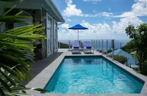 Estate Chocolate Hole and Great Cruz Bay Villa | Hawksbill, a two bedroom modern beachhouse feel with high end finishes
