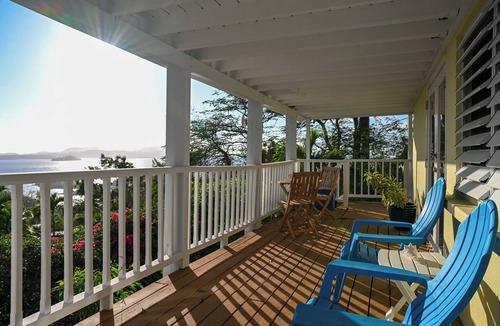 Contant Hill Apartment | Hilltop Cozy Efficiency with Breezes and Beautiful Sunset Views