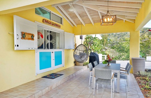 Estate Frenchman Bay Villa | Home with panoramic views with access to private beach!