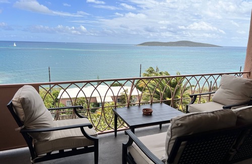 Cotton Valley Condo | Idyllic, Romantic Caribbean Ocean Front View Coakley Bay Condo. Quiet East End