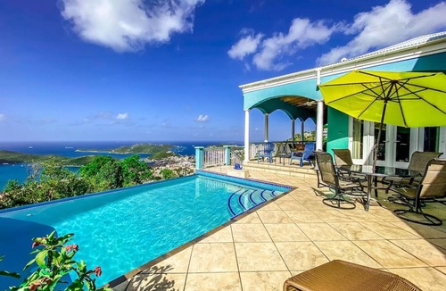 Estate Kings Quarter House | Incredible 3 BR Villa with Fabulous 160º Views of Charlotte Amalie Harbor!