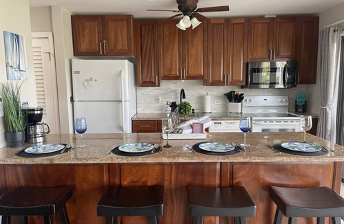 Estate Golden Rock Condo | Island Carribean Getaway! 1 King bed! 2BR/2BA Condo with beach access and pool!