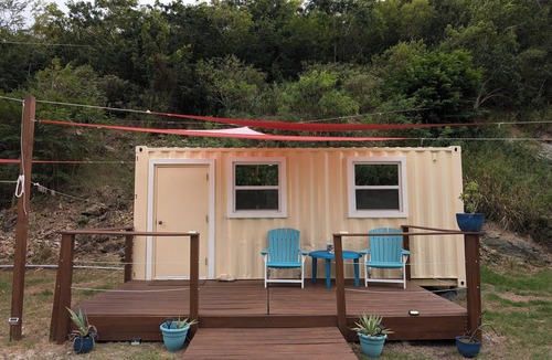 Estate Mandal RV Rental | Lameshur Bay Glamping Site with AC