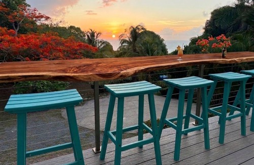 Estate La Vallee Villa | Location! Walk to Cane Bay beach & restaurants! Private pool, sunset bar, view!