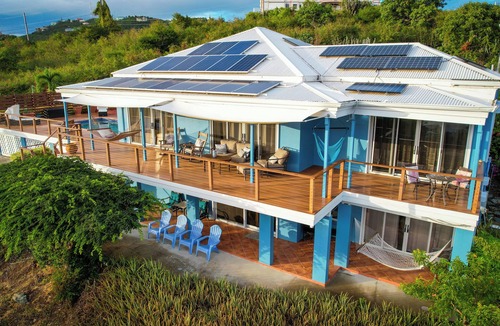 Nazareth House | Luxury Beachfront Villa in Prime St. Thomas Location Walk to Resort Dining & Bar