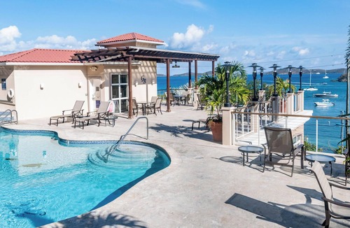 Estate Enighed Condo | Luxury Grande Bay one bedroom downtown Cruz Bay!