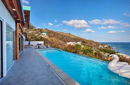Slob House | Luxury St Croix Home with Oceanfront Pool and Views