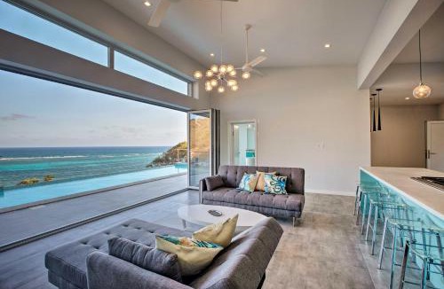 Slob House | Luxury St Croix Home with Oceanfront Pool and Views
